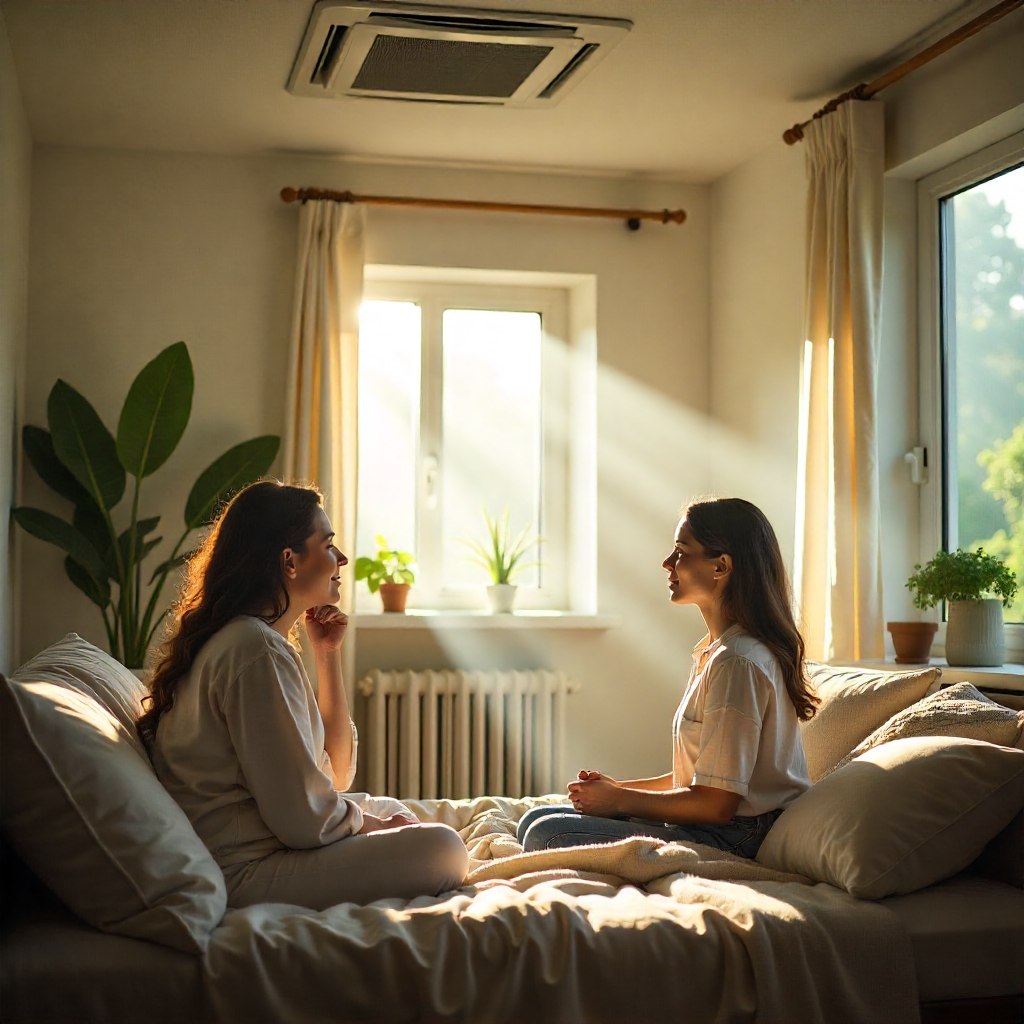 Quiet operation air conditioning unit